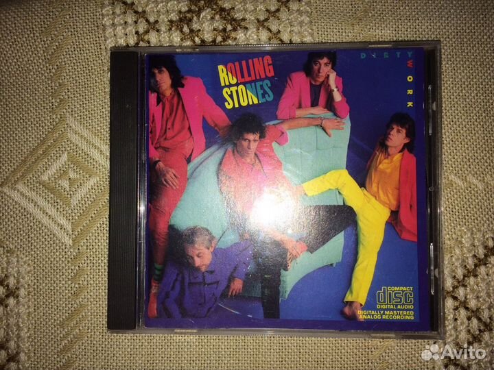 CD диск Rolling Stones. Dirty Work. 1989. Austria