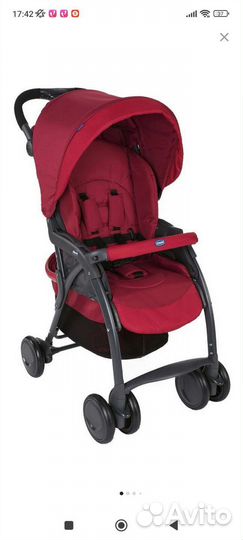 Прогулочная коляска chicco simplicity plus