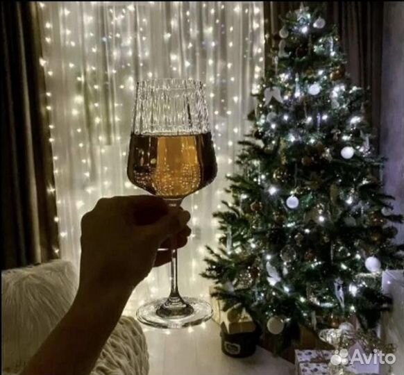 Гирлянда штора занавес 3х2м / Гарантия