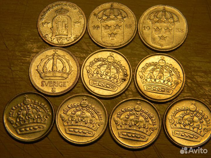 Швеция монеты