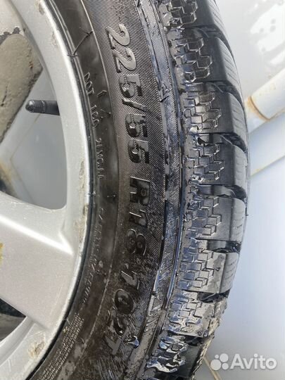 Комплект зимних колес r18 на Mitsubishi