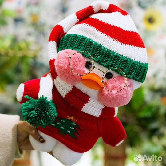 Уточка lalafanfan мягкая игрушка