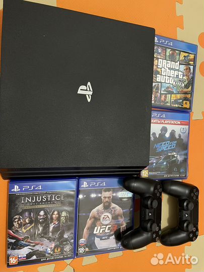 Sony playstation 4 PS4 pro 1tb с играми