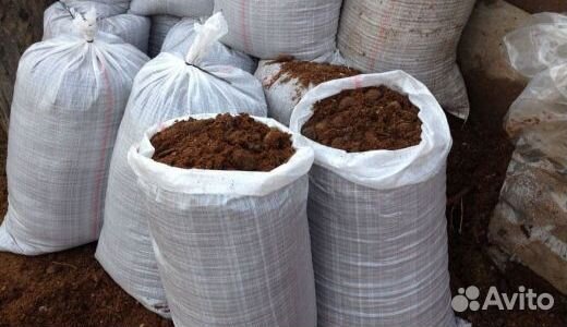 Чернозем, навоз в мешках и тоннах
