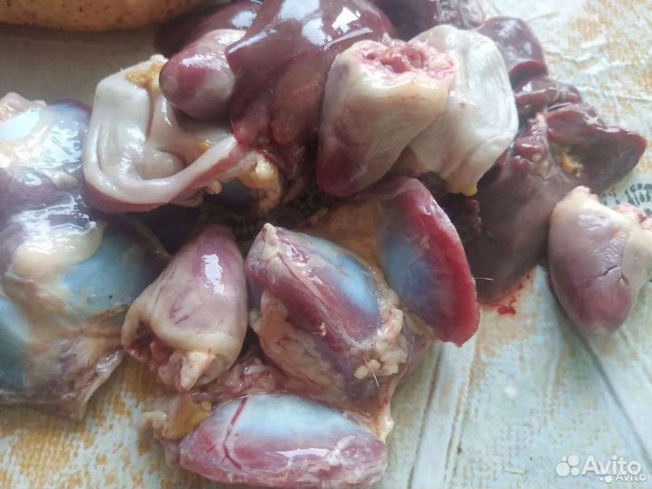 Гусиные потрошка, жир