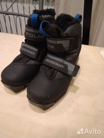 Лыжные ботинки 32 размер nnn