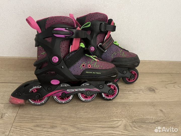 Роликовые коньки раздвижные 34-37