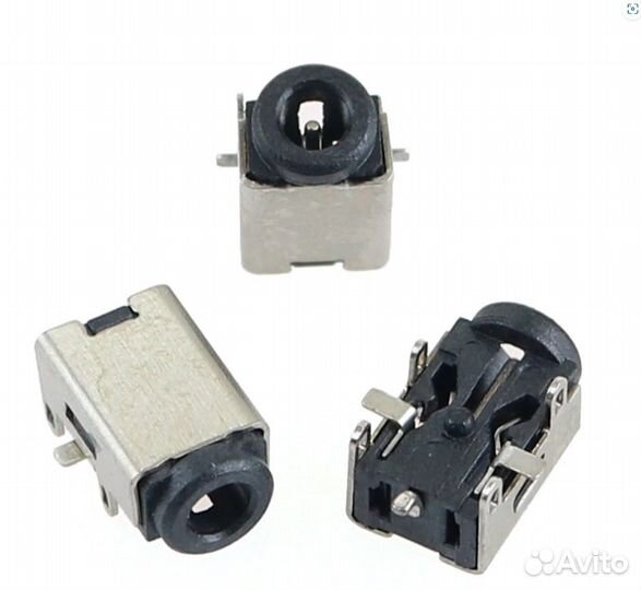 Комплект 5 штук. Разъем питания Asus 2,5*0,7 DC