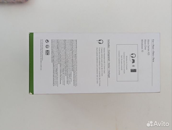 Наушники Microsoft Xbox Stereo Новые Оригинал