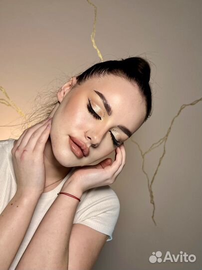 Макияж прическа образ