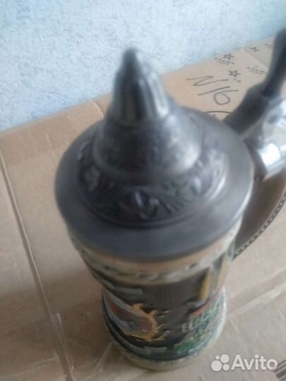 Керамическая пивная коллекционная кружка Германия