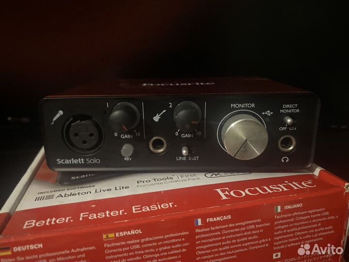 Focusrite scarlett solo