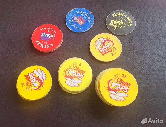 Фишки: chupa caps (поштучно)
