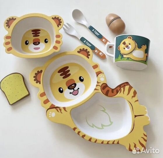 Наборы посуды из бамбукового волокна