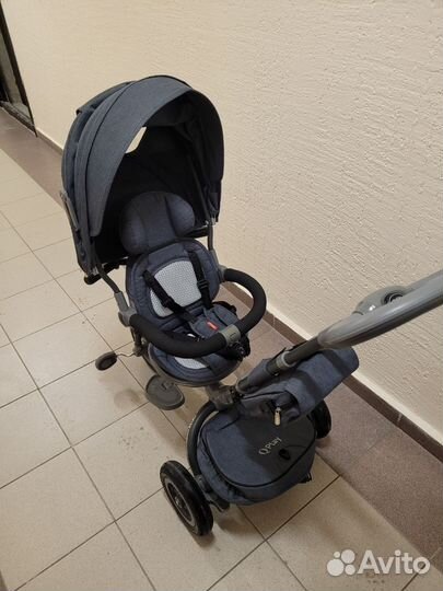 Велосипед с родительской ручкой складной