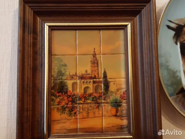 Картины-панно. Серебро, мозаика, шелкография