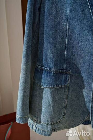 Джинсовый пиджак prada