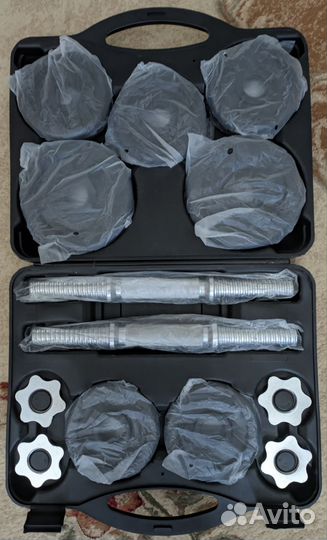 Гантели разборные 20 кг в кейсе