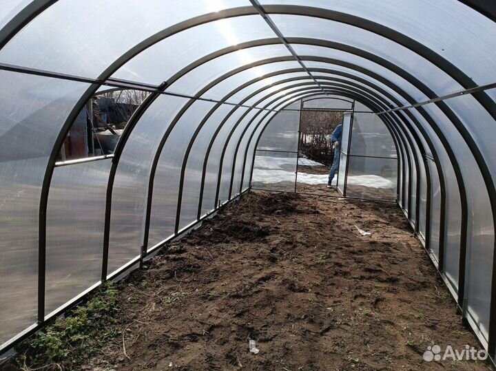 Теплицы в наличии (каркас + поликарбонат)