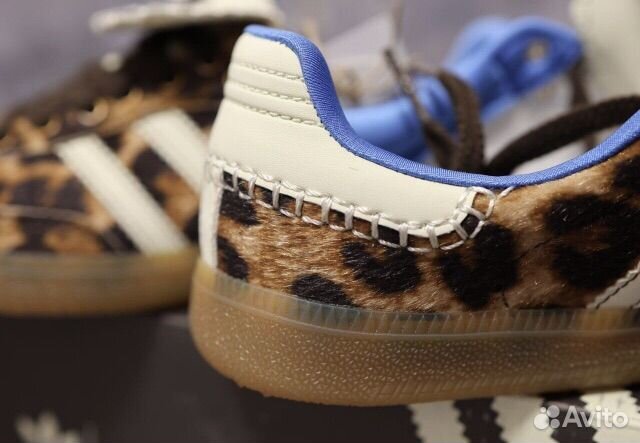 Кеды adidas samba pony x wales bonner leopard