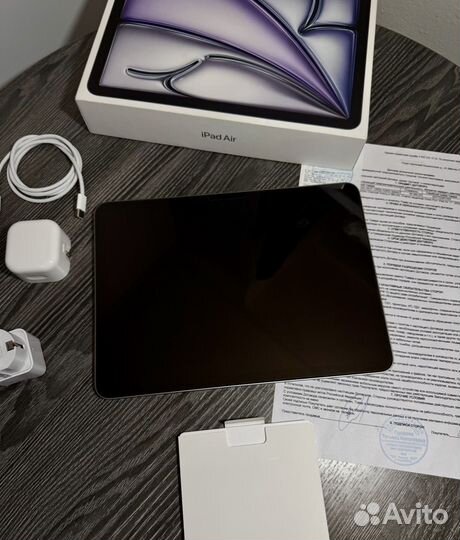 iPad Air 6 M2 128gb (менее месяца ), 100% акб