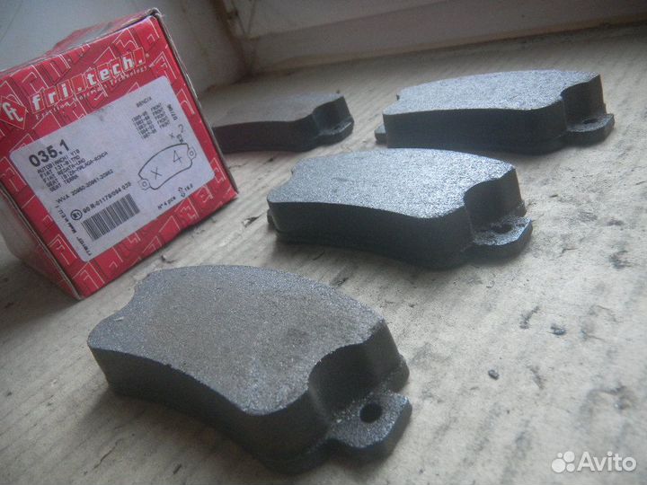 F.035.1 Колодки торм. пер. Fiat Regata, Uno 78-93