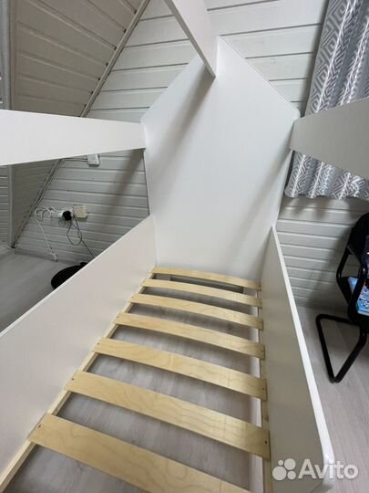 Детская кровать-домик раскраска