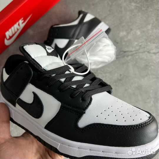 Кроссовки Nike Dunk Low Black White (36-45)