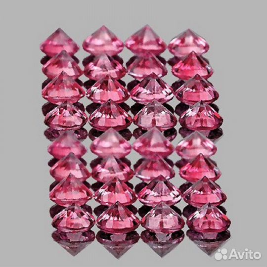 Сапфир натуральный 0,88Ct 1,4мм 60шт VVS Мадагаска