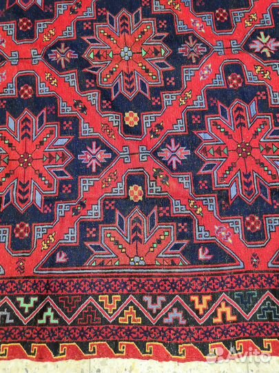 Ковер-Сумах ручной работы.Арт-39.Шерсть.Винтаж