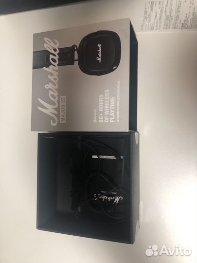 Marshall major 4 с чеком