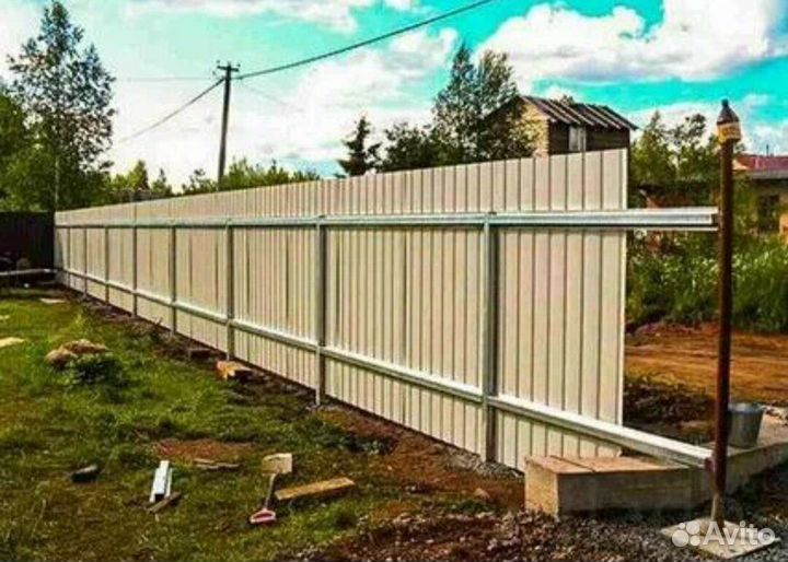 Заборы, ворота, ограждения, монтаж, установка