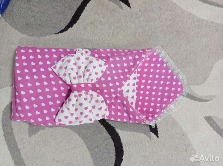 Конверт на выписку для девочки весна осень