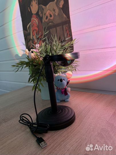 Новая лампа закат