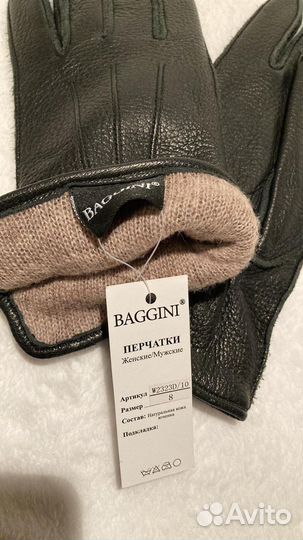 Перчатки baggini женские кожаные 8 размер