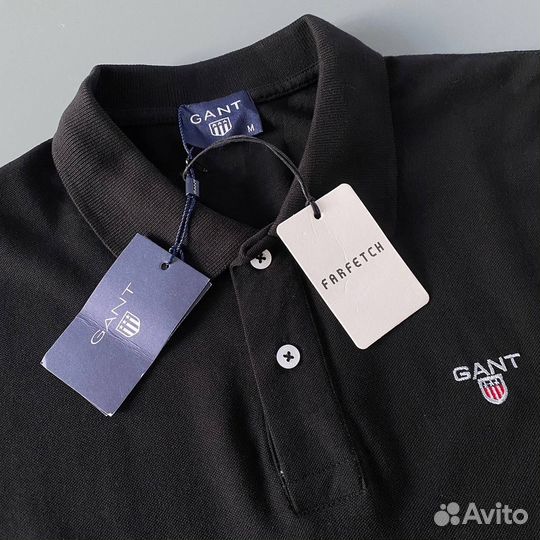 Поло Gant черное