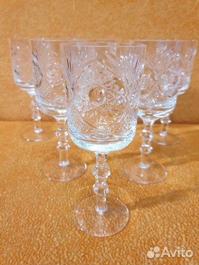 Фужеры менажница хрустальные СССР