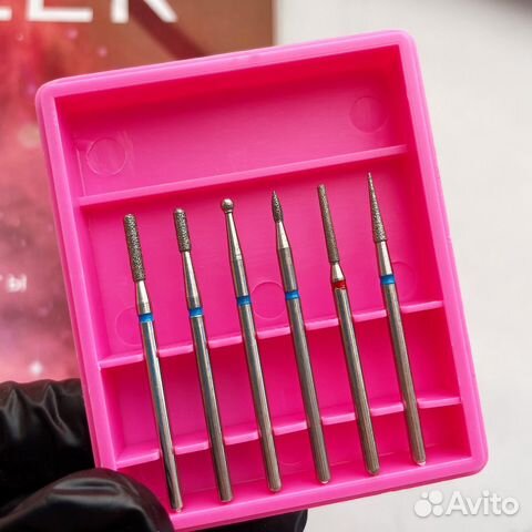 Новые фрезы для маникюра,6 шт комплект
