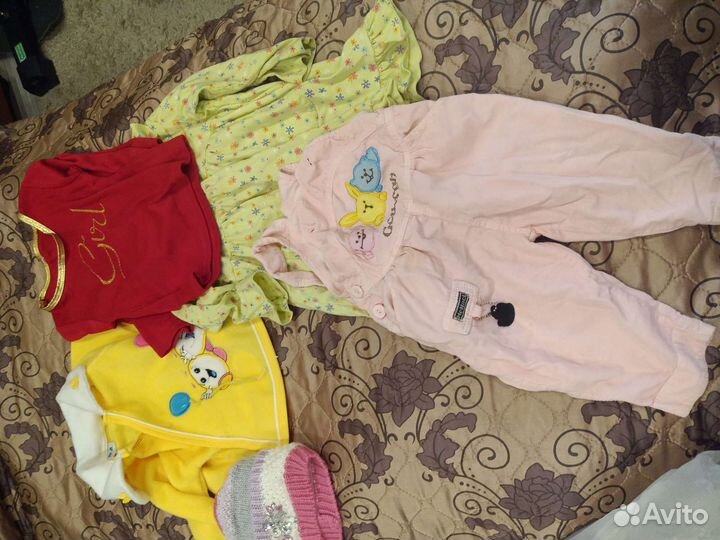 Вещи пакетом на девочку 74-86