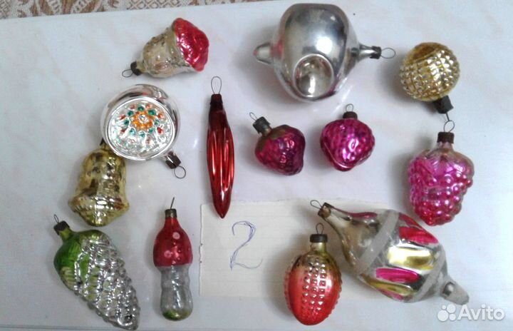 Елочные игрушки СССР