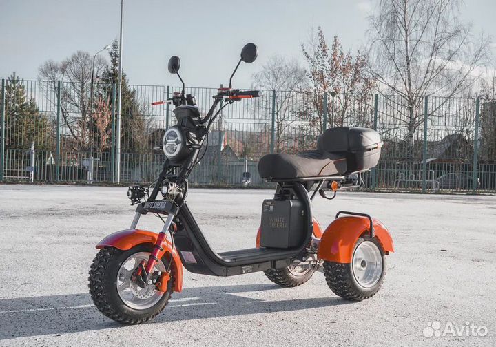 Электротрицикл white siberia ikra 5000W