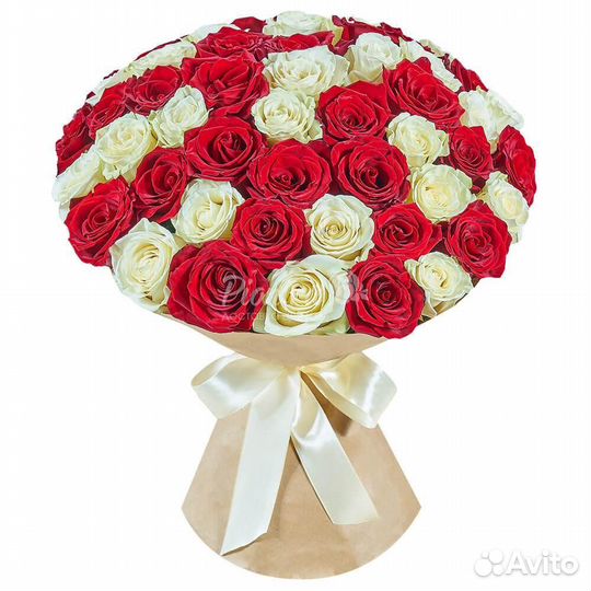 Букет из 65 роз Цветы Красноярск