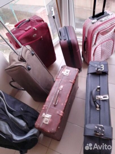 Чемодан на колесах бу большой