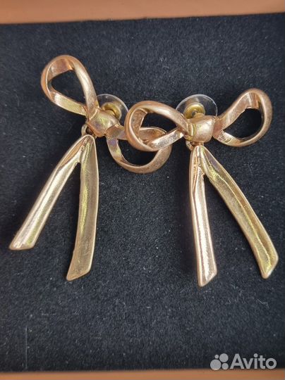 Серьги Oscar DE la Renta бантики