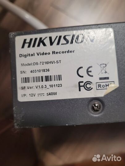 Видеорегистратор hikvision DS-7216HVI-ST