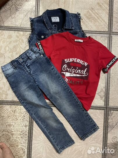 Одежда на девочку пакетом 110-116