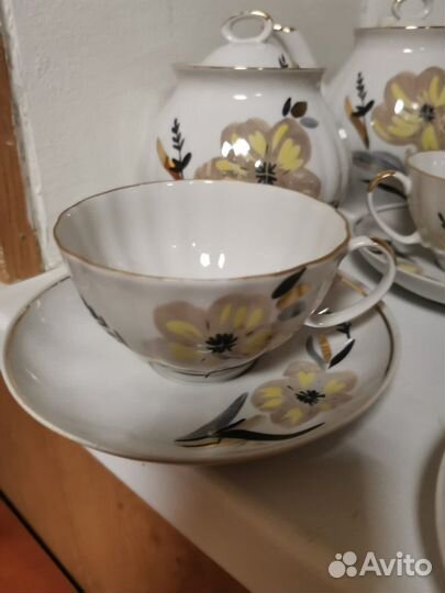 Чайный сервиз дулево 16 предметов