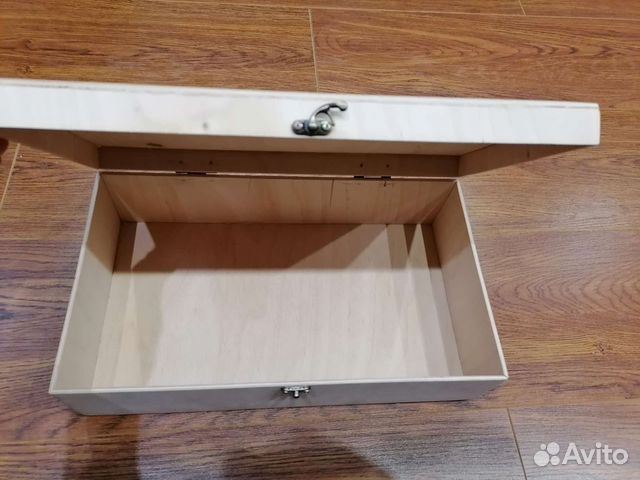 Деревянный короб ящик сундучок