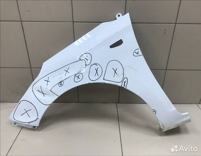 Крыло переднее левое Hyundai Solaris