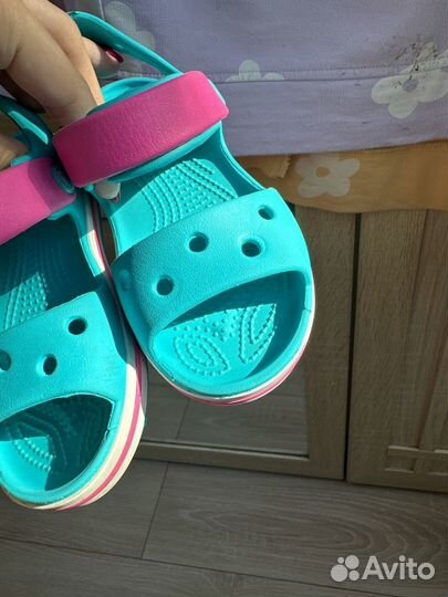 Сандалии crocs c10 для девочки